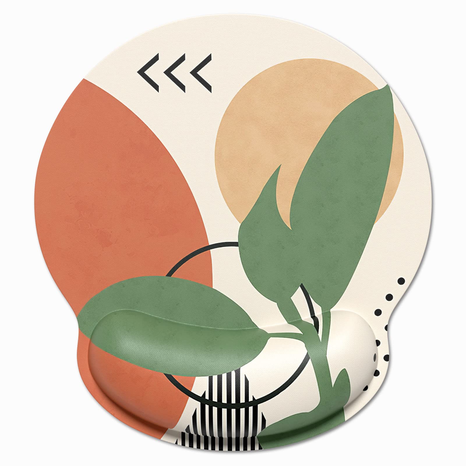 Dapesuom Ergonomic Mouse Pad with Wrist Support, Comfortable Memory Foam Wrist Rest for Easy Typing Pain Relief, Cute Gaming Desktop Mouse Mat with