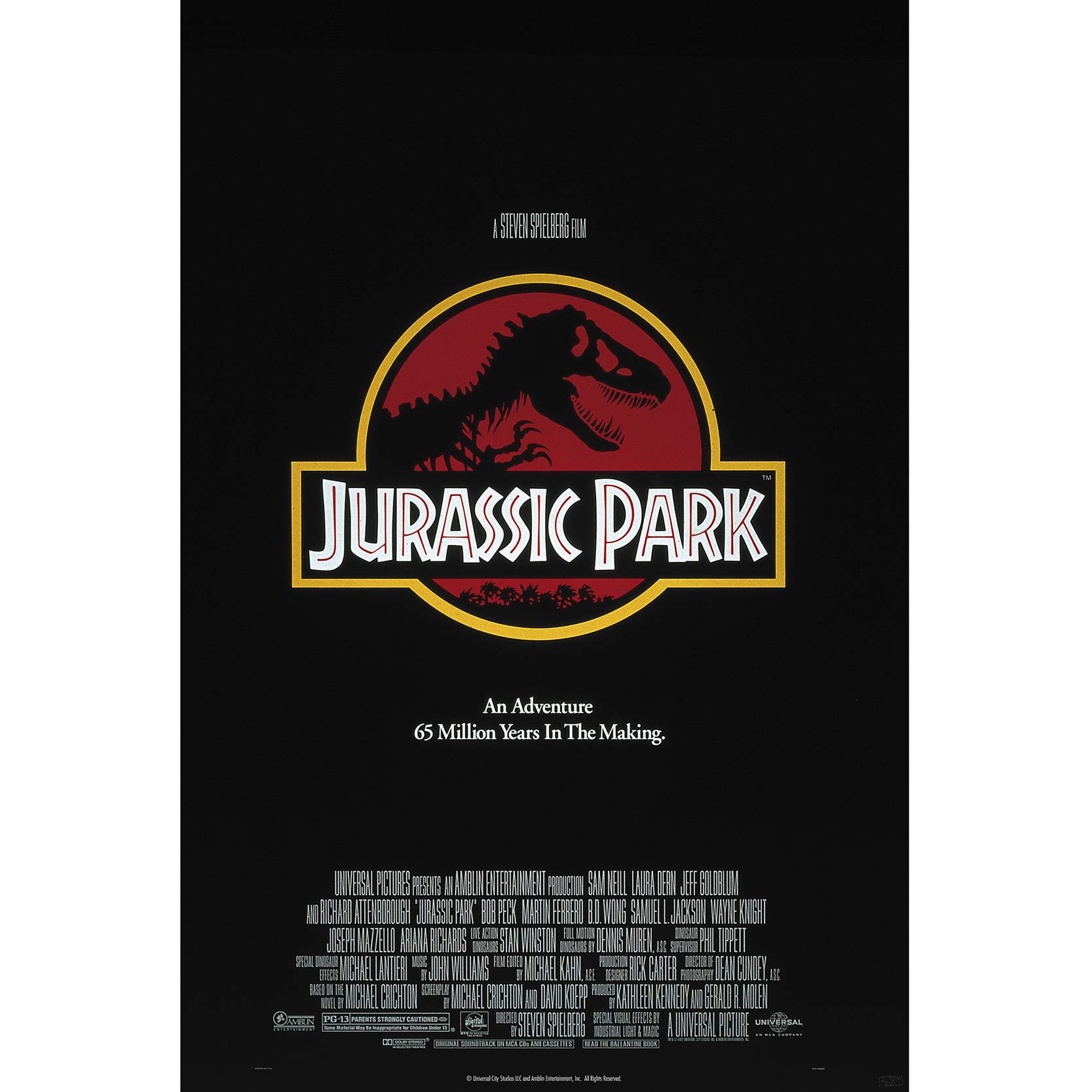 Abystyle Multicolor Aby Style Jurassic Park - Poster ?Movie Poster? (91.5X61)