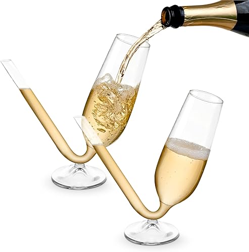 Sneaky Booze Champagne vino cerveza licor alcohol escopeta flauta de copa. tirador de beber para fiesta previa al juego, fiestas universitarias,