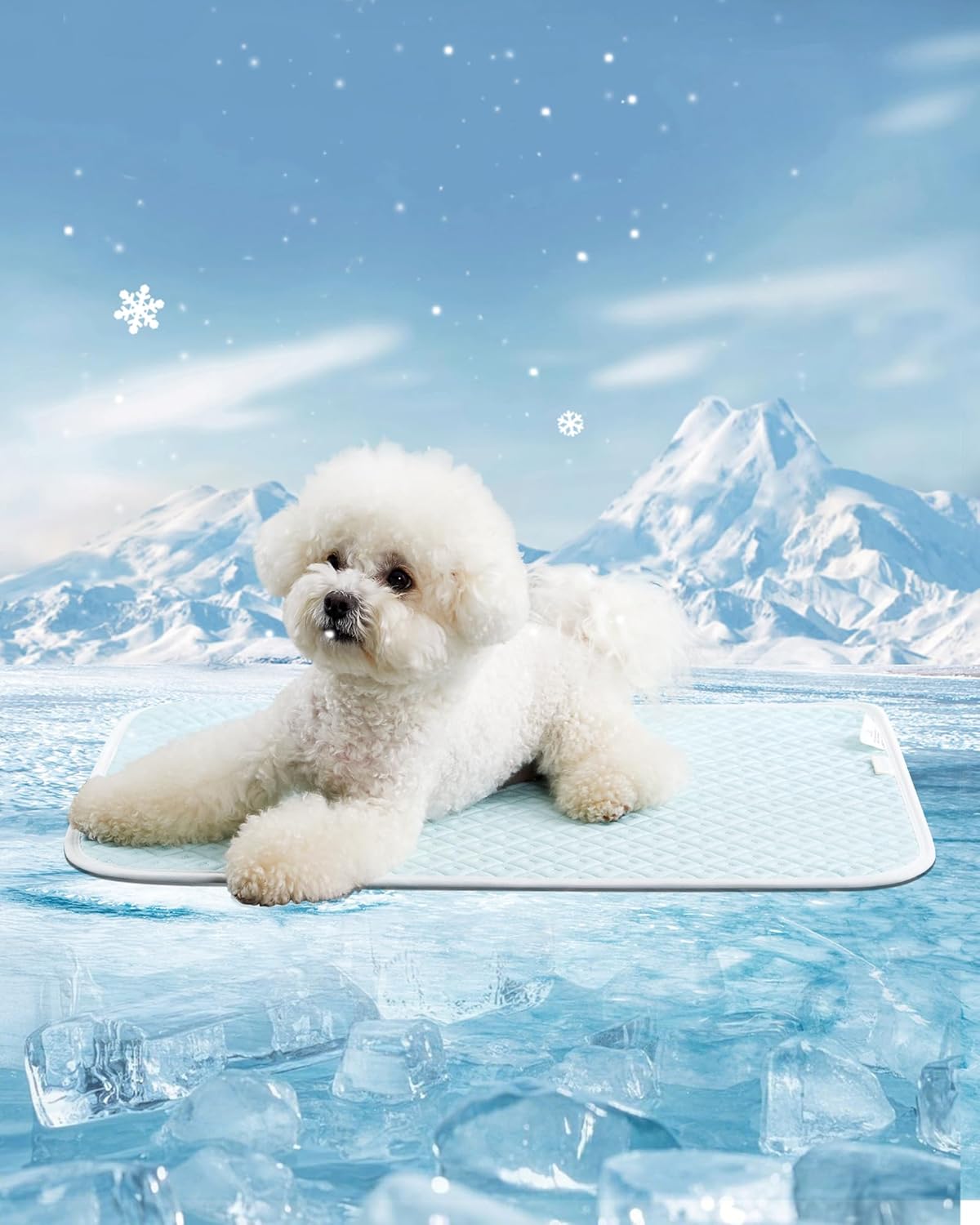 Instant Cooling Pet Mat – Non-Toxic, Machine Washable, 28”x22” Instant Cooling Pet Mat – Non-Toxic, Machine Washable, 28”x22”