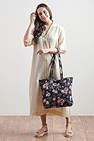 Vista 194 de Maison d' Hermine Bolsa de lona para mujer, bolsa de lona de algodón reutilizable para el hombro, bolsas de comestibles a granel con asa para 01