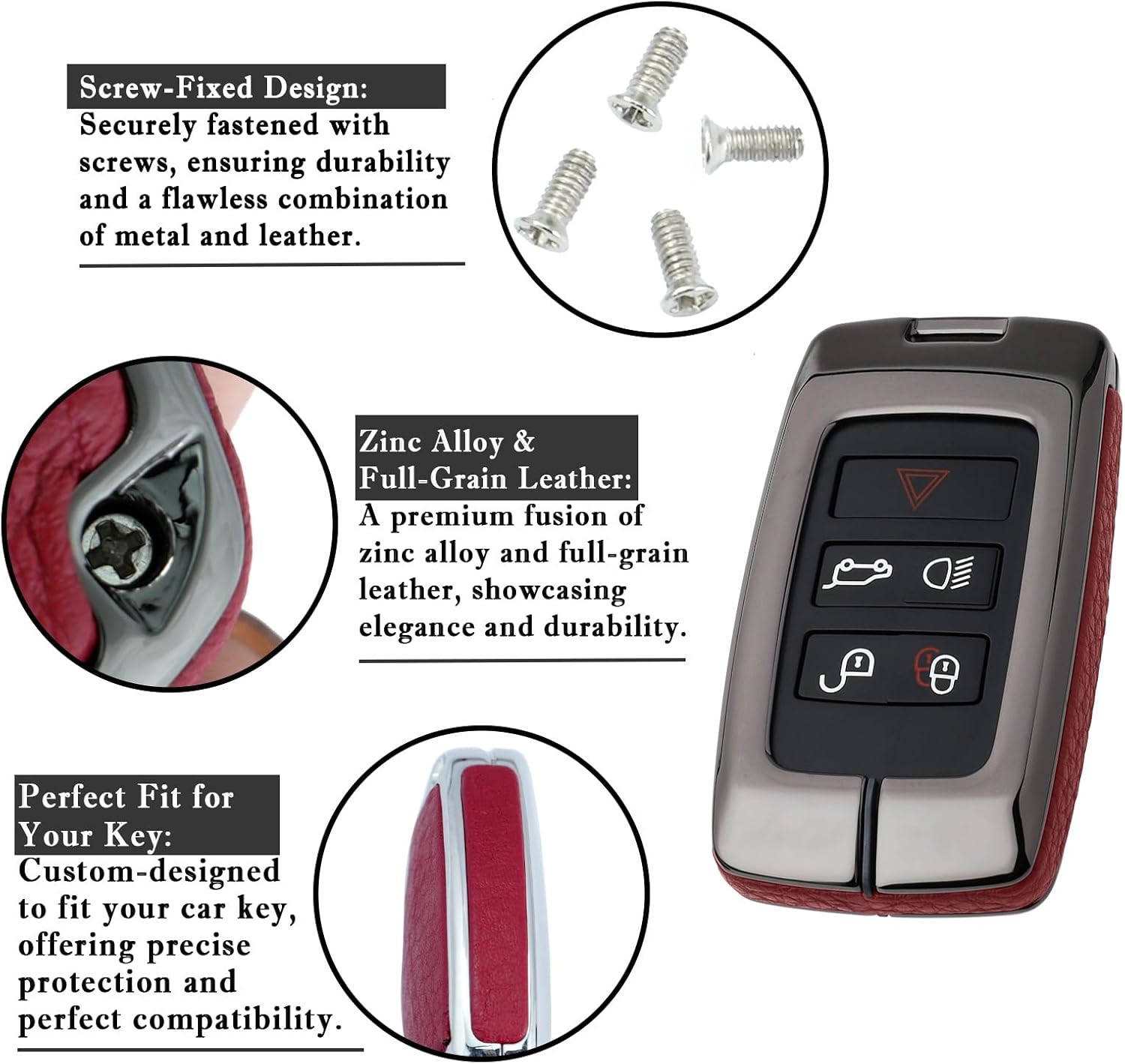 ontto Key Fob Cover Case Compatible with Land Rover - Image 5