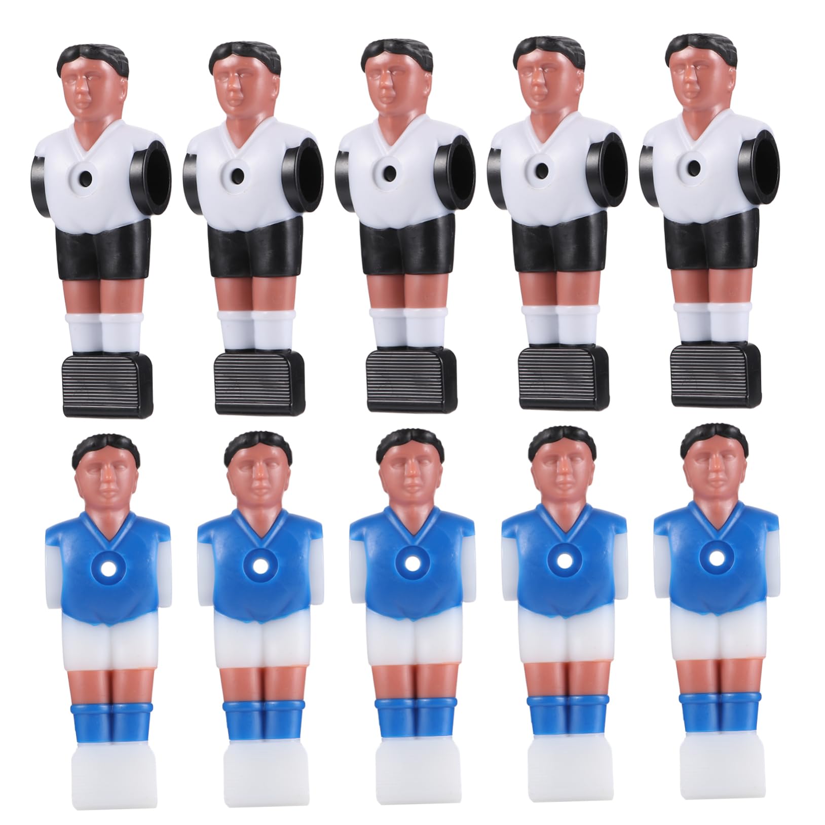 Giocatori Calcio Balilla 10 Statuette Accessori Tavolo Facili Usare Compatibili Calcio Balilla