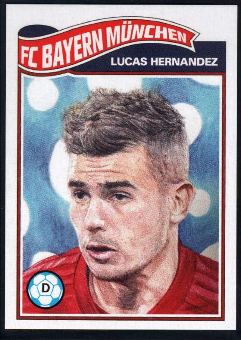 2020 Topps The UCL Living Set UEFA Champions League #198 Lucas Hernandez FC Bayern Munchen Official Soccer Futbol Trading Card LIMITED PRINT RUN