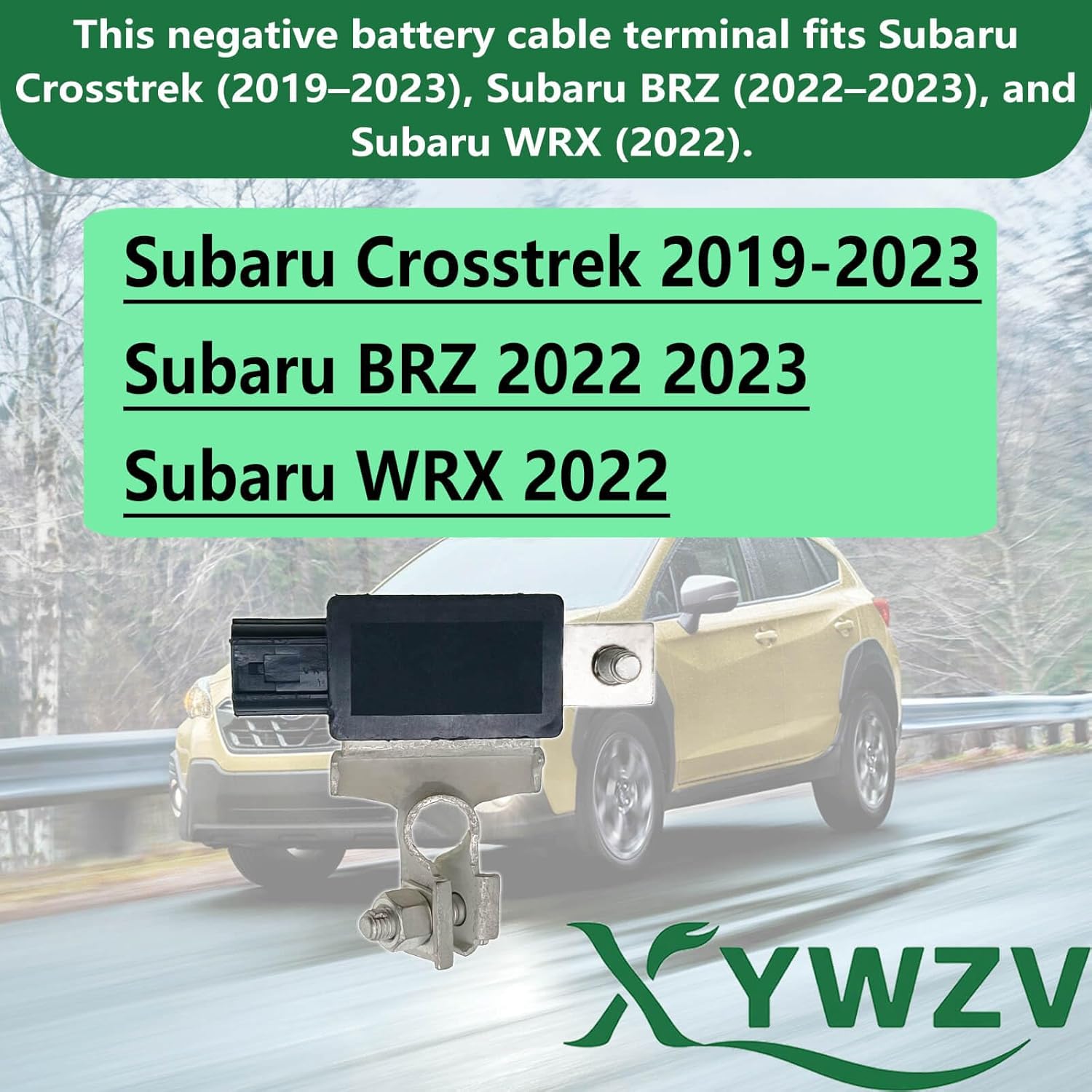 Negative Battery Cable Terminal End 29182AA032 for Subaru Crosstrek 2019–2023, BRZ 2022–2023, WRX 2022 – Replace 29182AA140 – Ground Terminal Connector