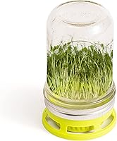 Vista 11 de Jarware Tapa de tarro de masón, tapa de compost de acero inoxidable para tarros Mason de boca ancha, con 4 filtros de carbón