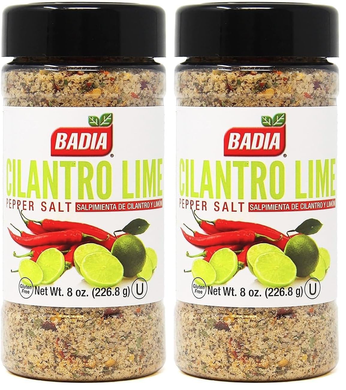 Cilantro Lime Pepper Salt, 8 Ounce (Pack of 2)