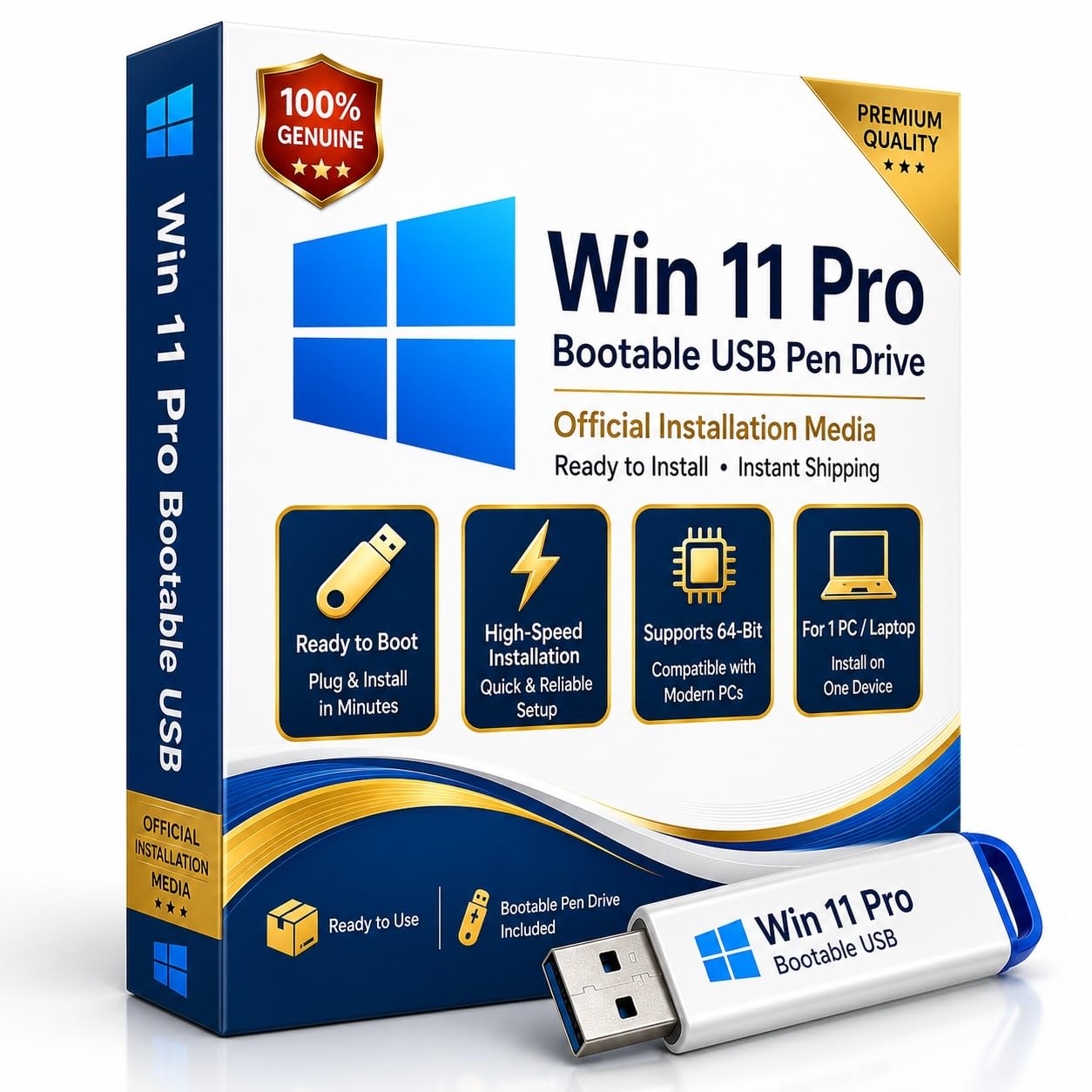 Win 11 Pro Bootable USB Pen Drive – Official Installation Media – 64-Bit – Quick Installation – Ready to Boot-picture-24