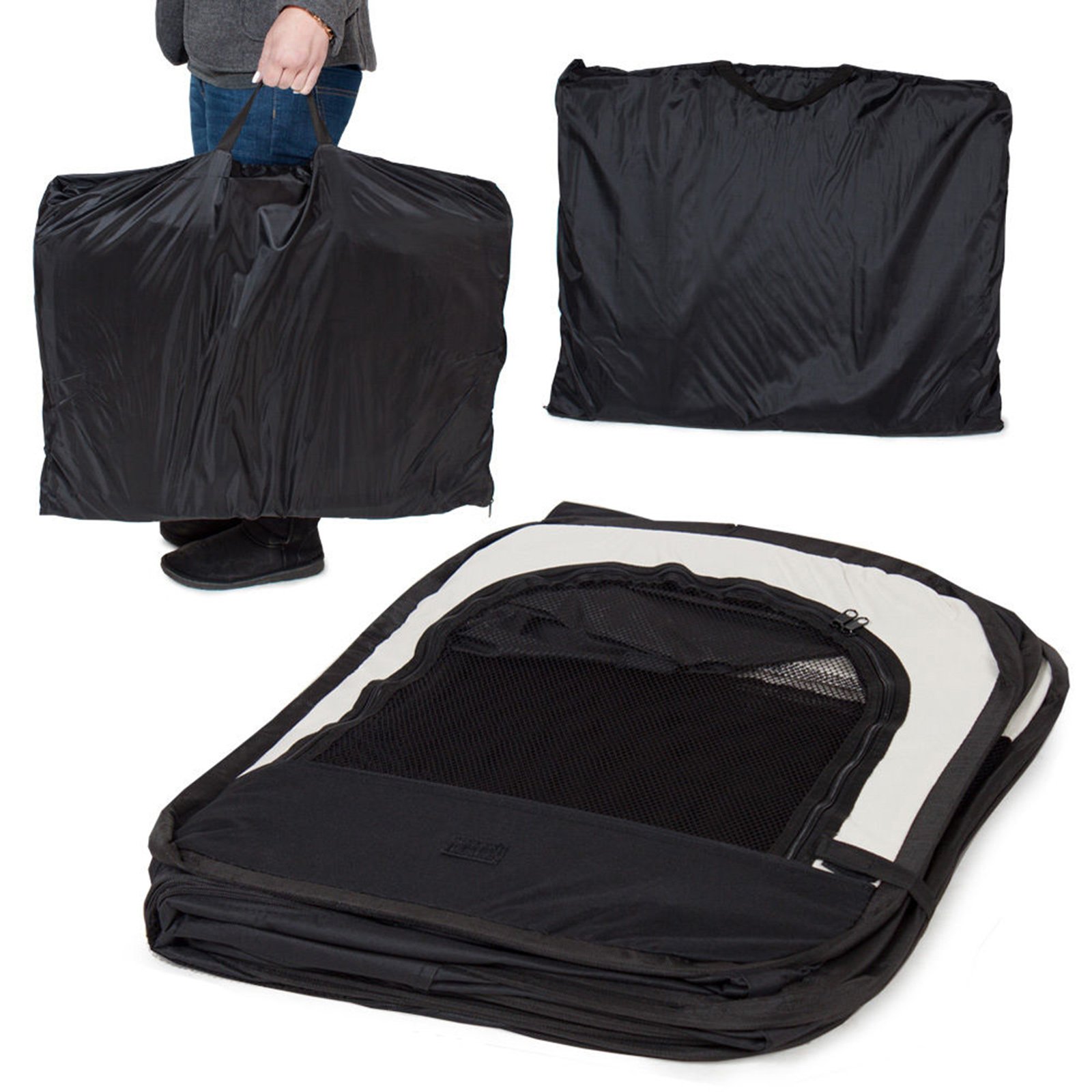 Recinto Pieghevole Per Cani E Gatti - Box Portatile Impermeabile Con Cerniera | Per Interno Ed Esterno - Foto 8