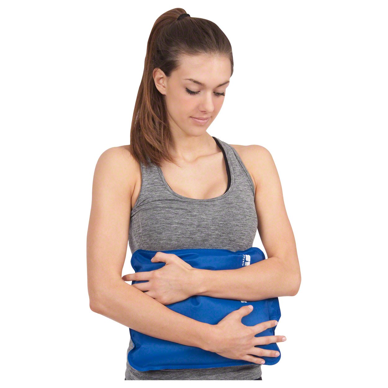 Sport-Tec Kalt-/Warmkompresse 28x36 cm – Kühlkissen Wärmekissen in Blau | Kühlpad elastisch, pflegeleicht, desinfizierbar, mikrowellenbeständig, bis -20 °C flexibel, bis 70 °C erwärmbar