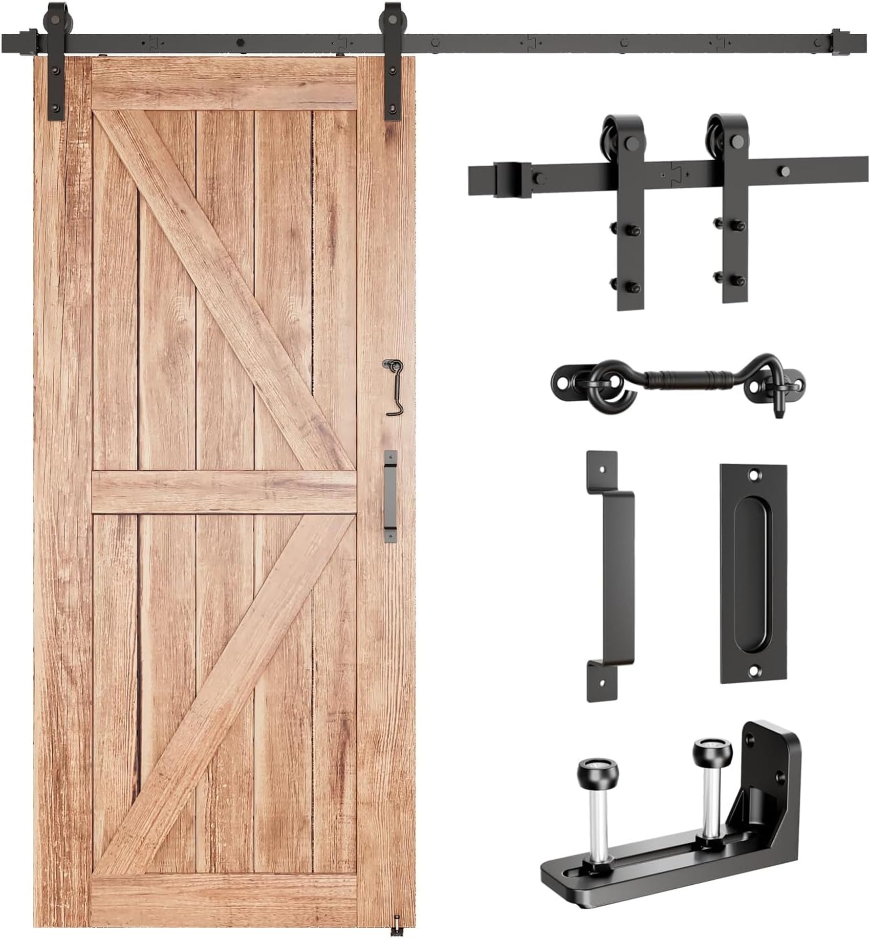 Diyhd Concealed Sliding Barn Door Hardware
