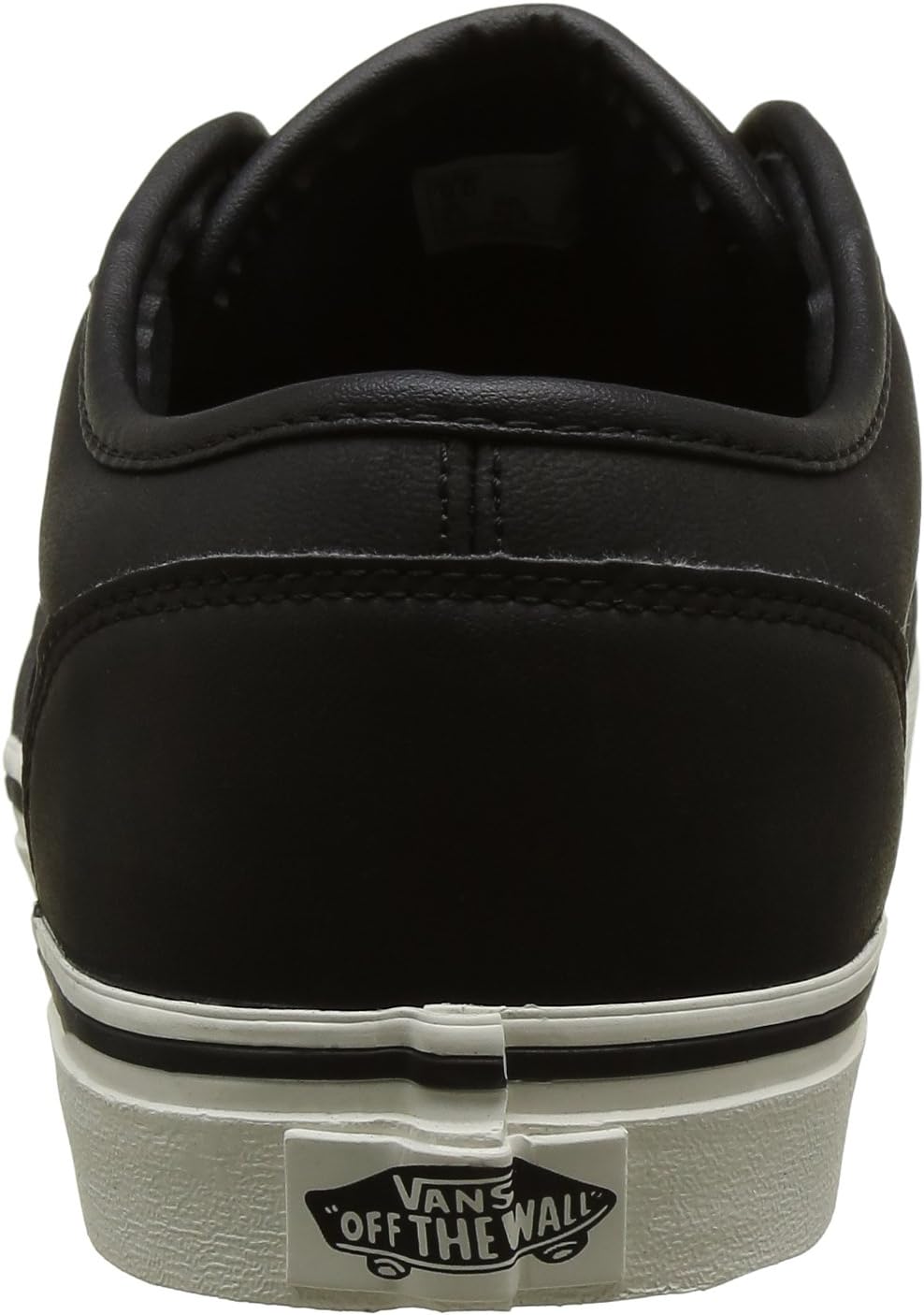 Vans Men's Atwood (Leather) Black/Marshmallow Skate Shoe 9 Men US
