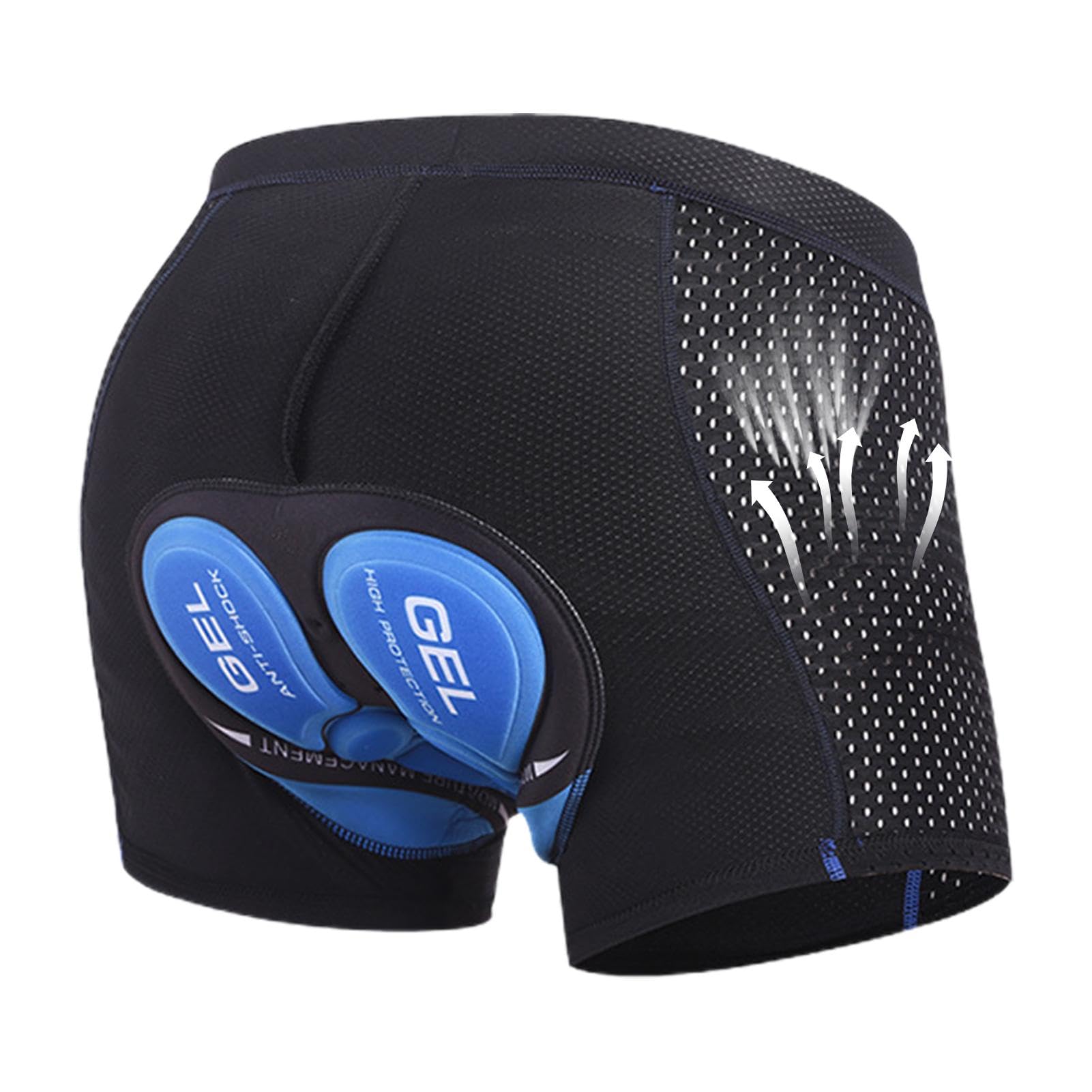 Pantaloni da ciclismo da uomo con imbottitura, pantaloncini da ciclismo, ad asciugatura rapida, resistenti agli urti, da ciclismo, pantaloncini protettivi per fianchi, biancheria intima Pro Bike Boxer