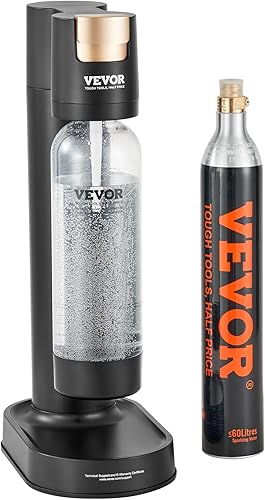 Miniatura 9 de VEVOR Máquina para hacer agua gasificada, máquina para hacer refrescos para carbonatación en el hogar, kit de iniciación de agua Seltzer con botella