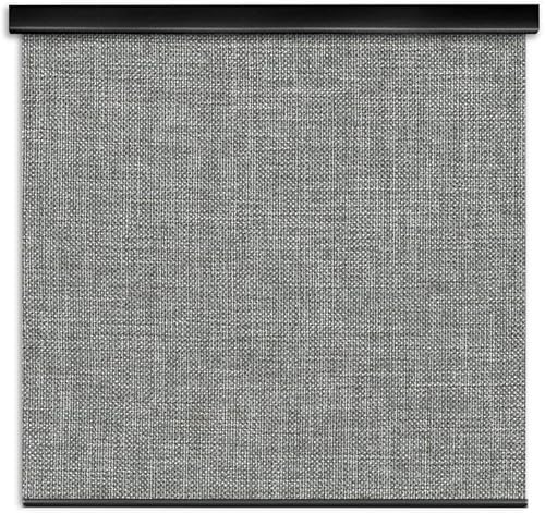 Springblinds - Estor enrollable opaco de 50 cm de ancho x 182 cm de alto, color gris oscuro, sistema de resorte de elevación lenta, estor de