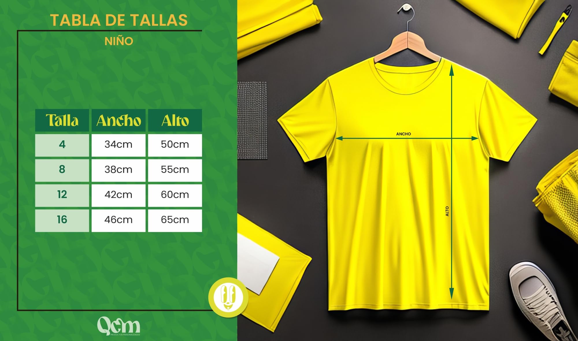 Camiseta Fútbol España Hombre y Niño – Personalizada con Nombre y Número – con Escudo – No Oficial