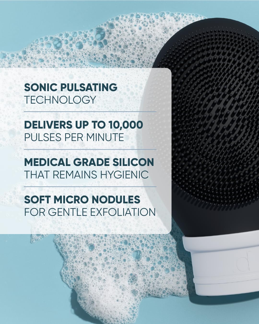 Buttah Skin by Dorion Renaud Buttah Vibe Cleansing Brush with Stand – New & Improved Technology for Deep Cleansing & Gentle Exfoliation - Sonic Pulsating Face Brush - 2-Speed for Men & Women