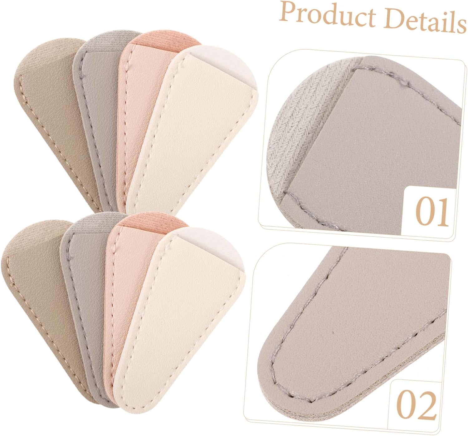 Mikinona 8pcs Professional Nail Tools Cuticle Scissor Cap Protective Covers for Nail Scissors Cuticle Nipper Protector Scissors Cover Pedicure Easy