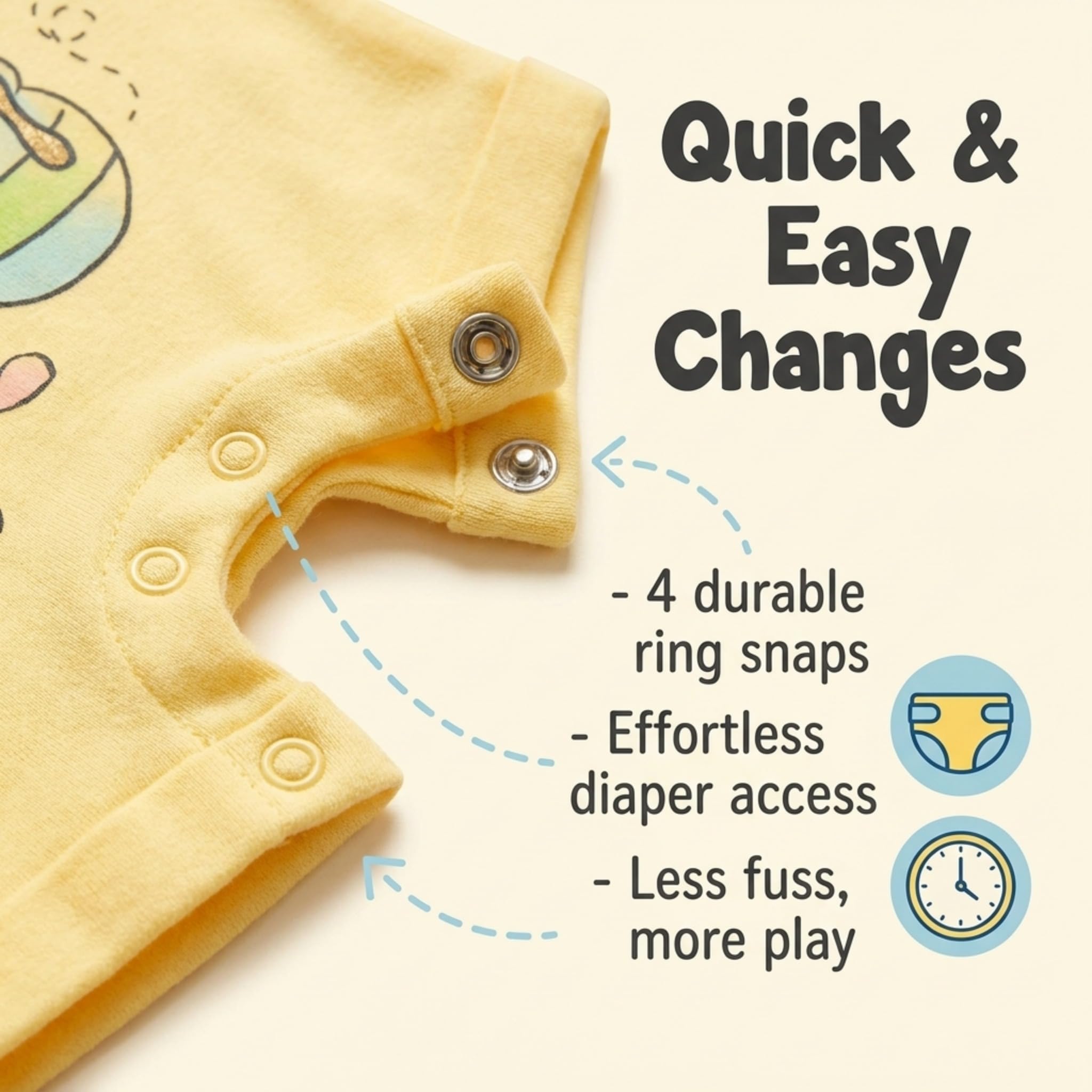Disney Winnie The Pooh Baby Girls Romper Headband Set Yellow 0-3 Months