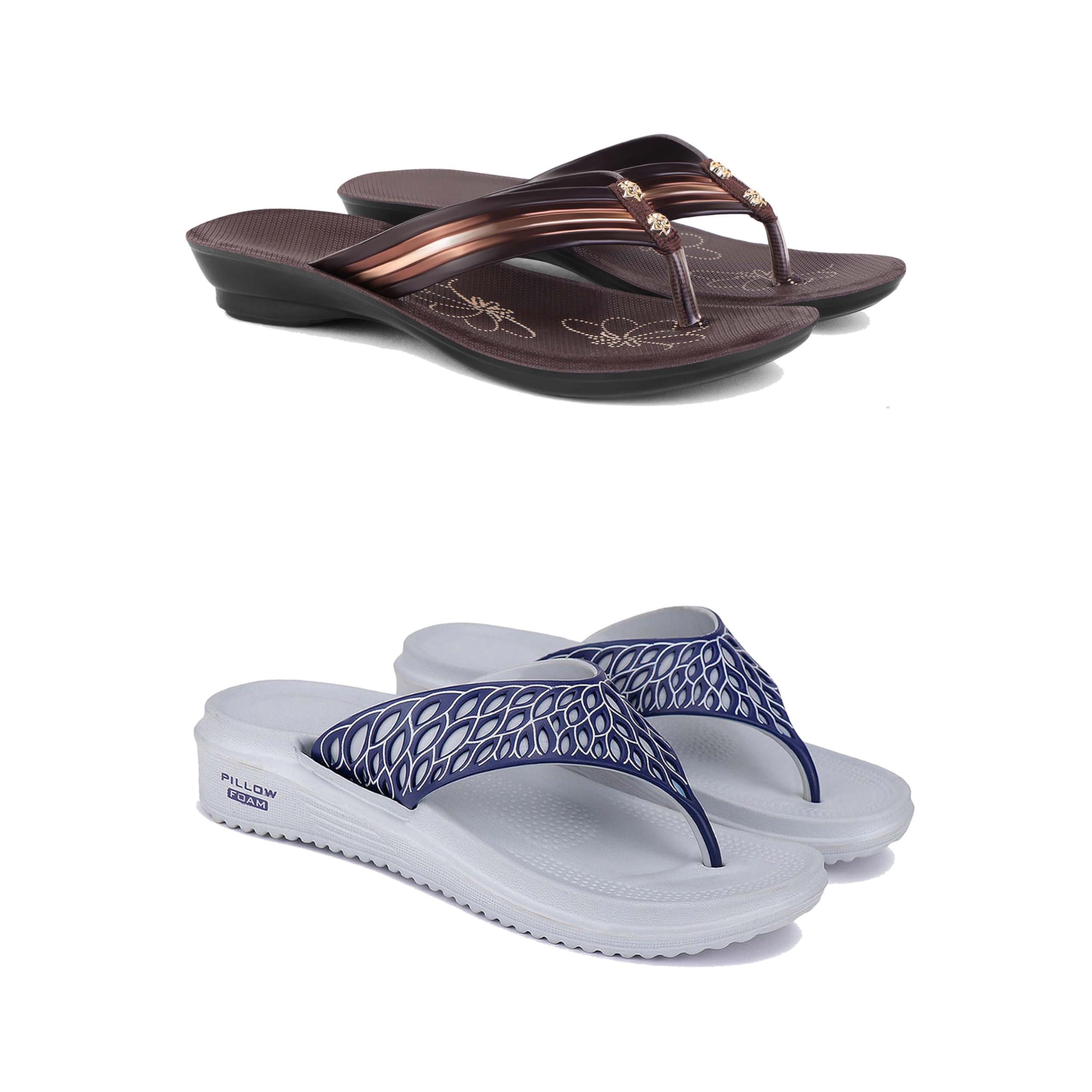 Women's Sandals | Lightweight Wear| Stylish & Easy to Wear For Women'S GP-SAN-(2-COMBO)-1955-1887-picture-26