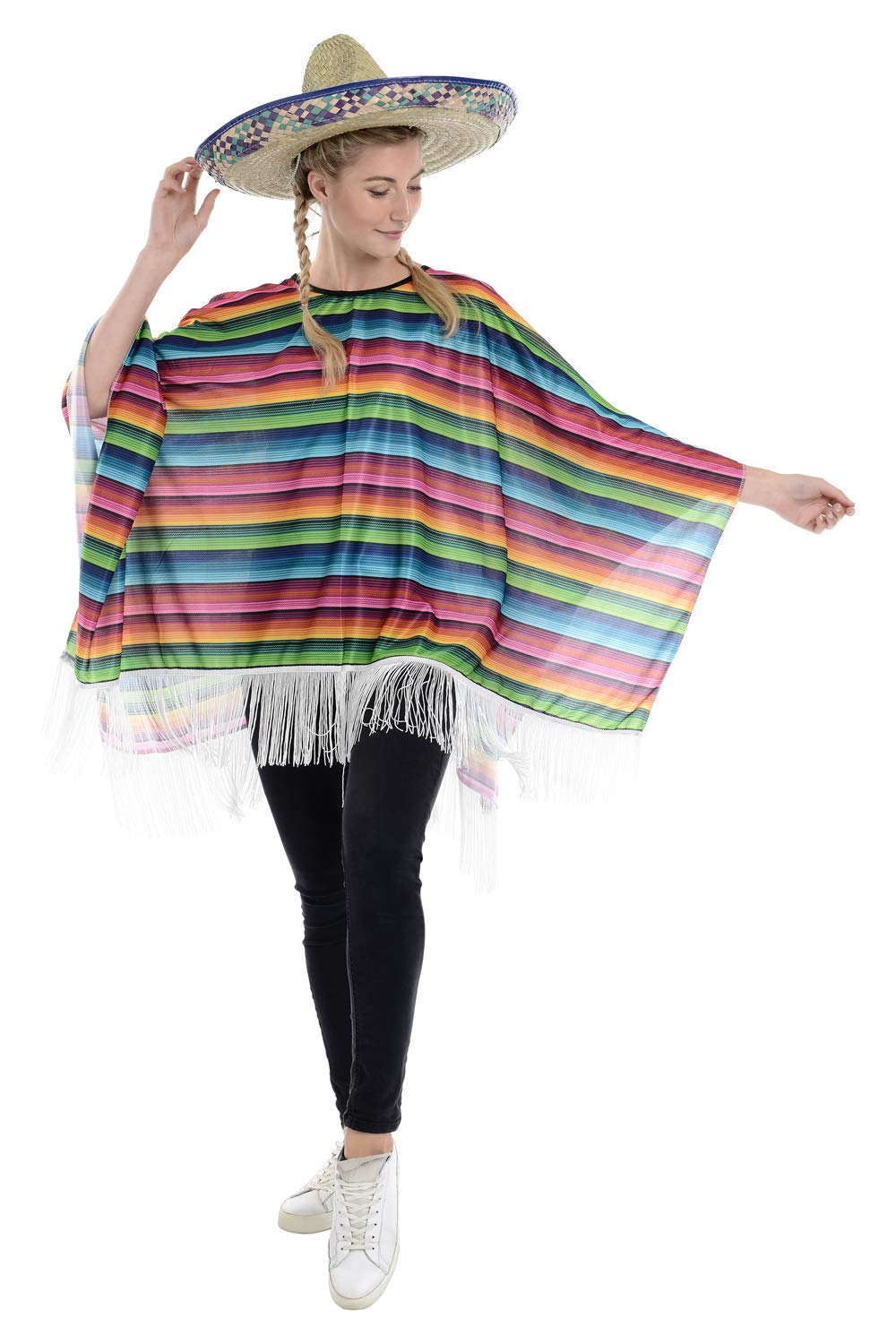 Zac's Alter Ego Fancy Dress Unisex 2 Piece Instant Mexican Bandit Set