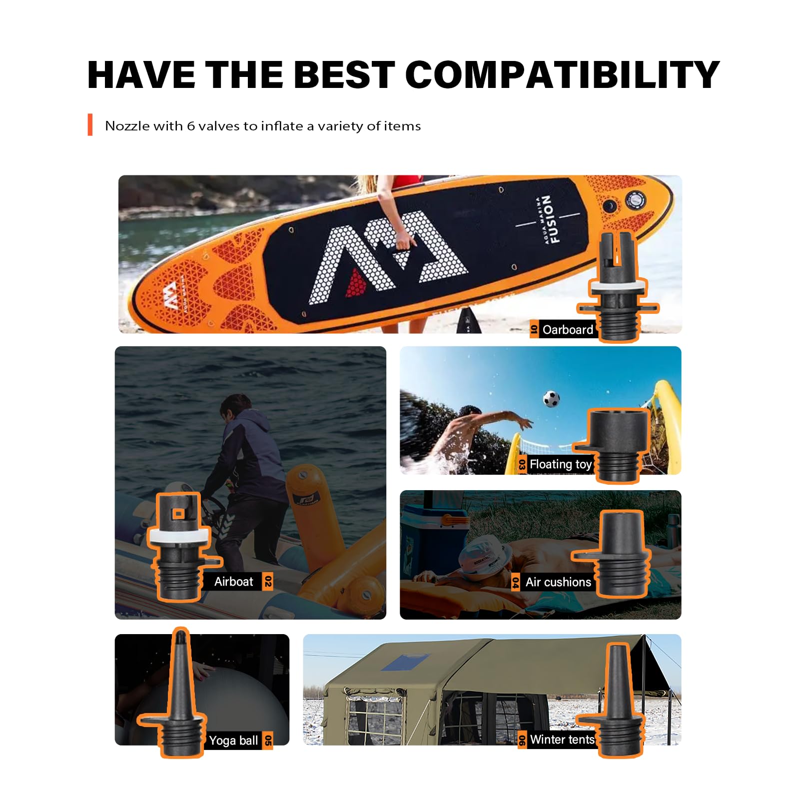 Pompa Elettrica SUP 20PSI, 12000mAh ricaricabile a batteria,gonfiaggio e sgonfiaggio a doppio stadio,adatta per stand up paddle, barche, kayak e tende