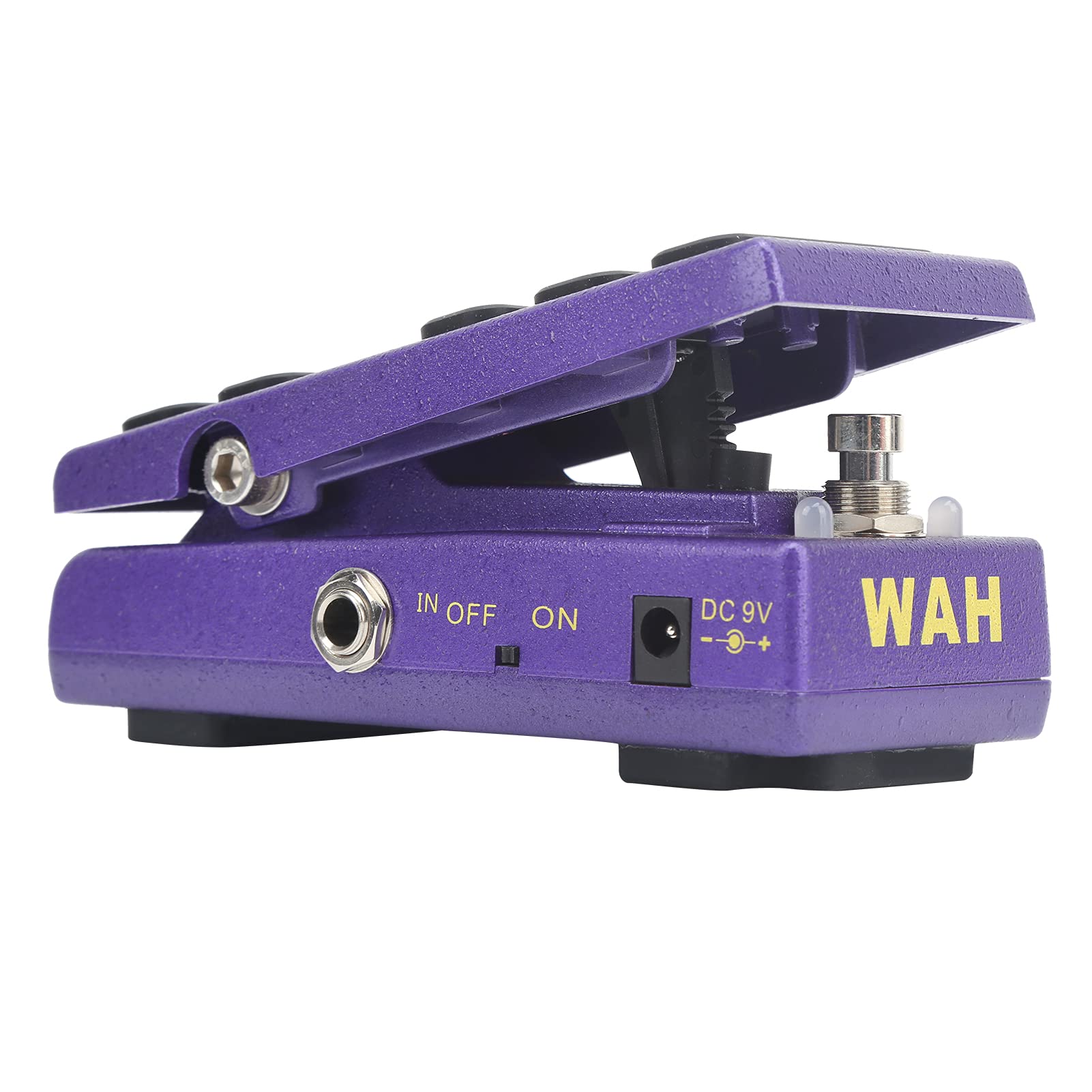 Pedale WahWah Bypass Effetto 2in1 Parti per chitarra elettrica Accessori per strumenti musicali Pedale effetto WahWah di livello professionale con modalità di commutazione (Purple)