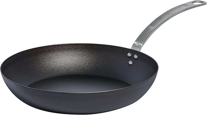Seasoned 12" Blue Carbon Steel Frying Pan