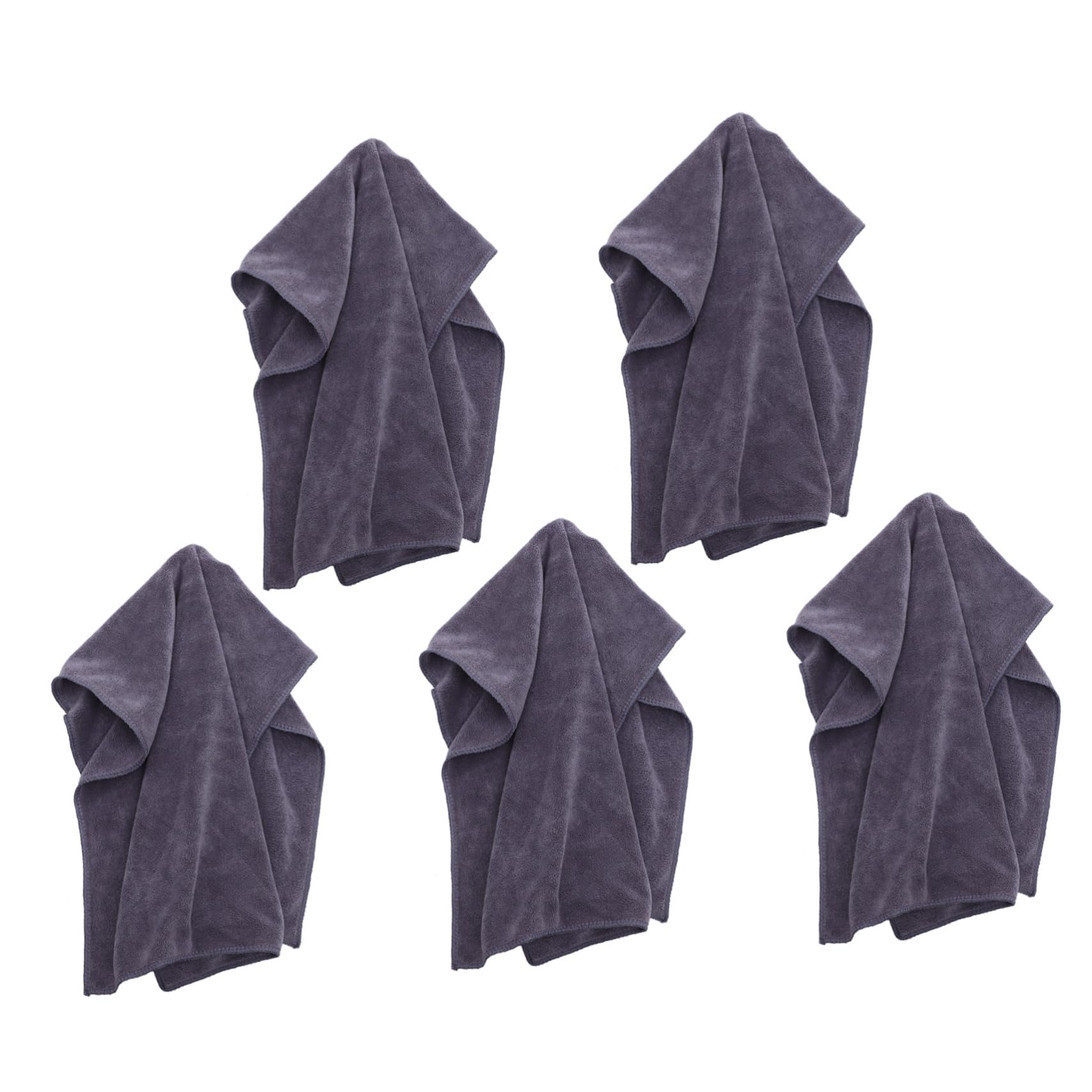 Toallas de baño de fleece suaves para el hogar y pack de 5 toallas de gimnasio absorbentes