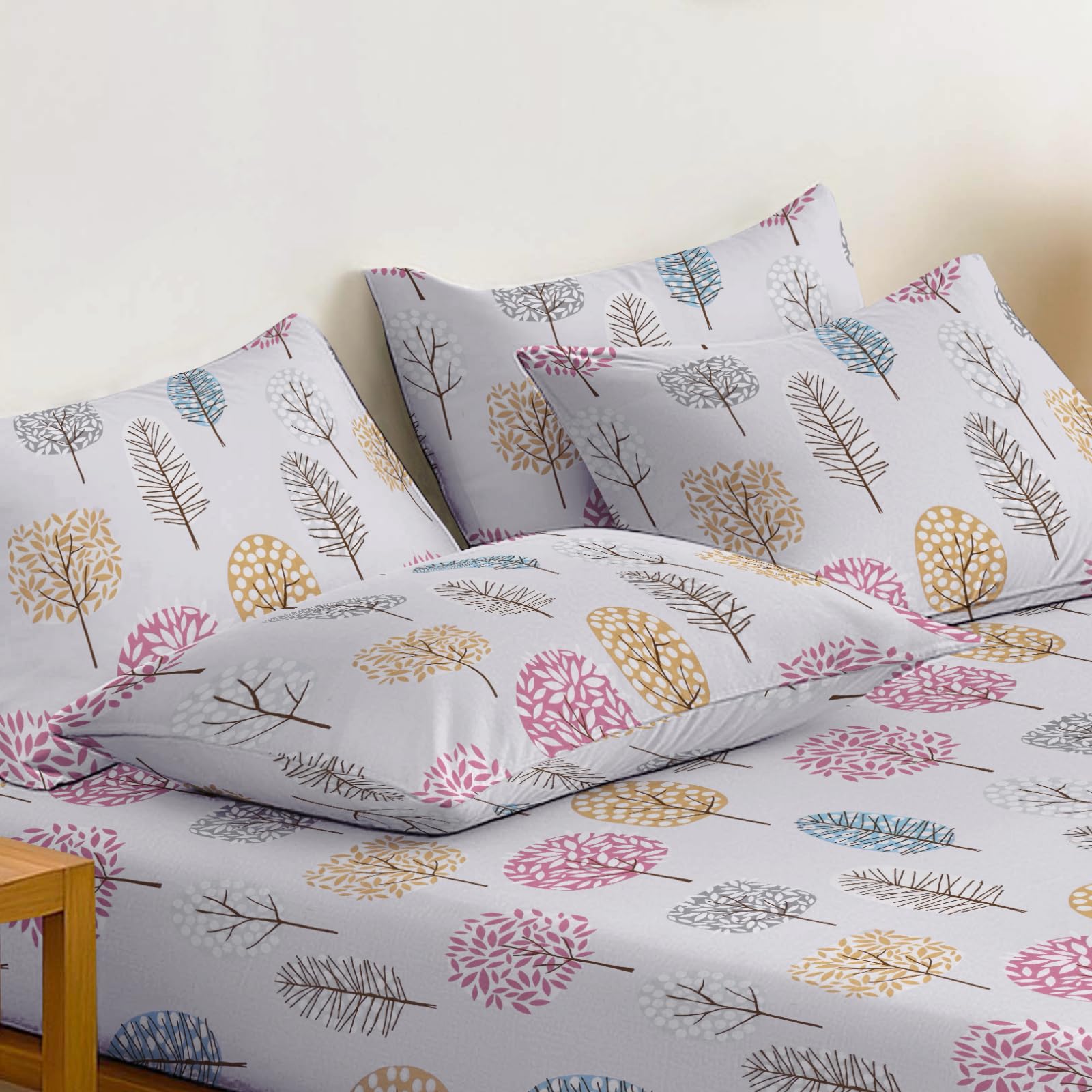 EverSoft Bedding Pack of 4 Pillowcases 50x75cm Soft Pillow Cases - Wrinkle Free Easy Care Pillow Covers - Standard Size Pillow Cases Set of 4