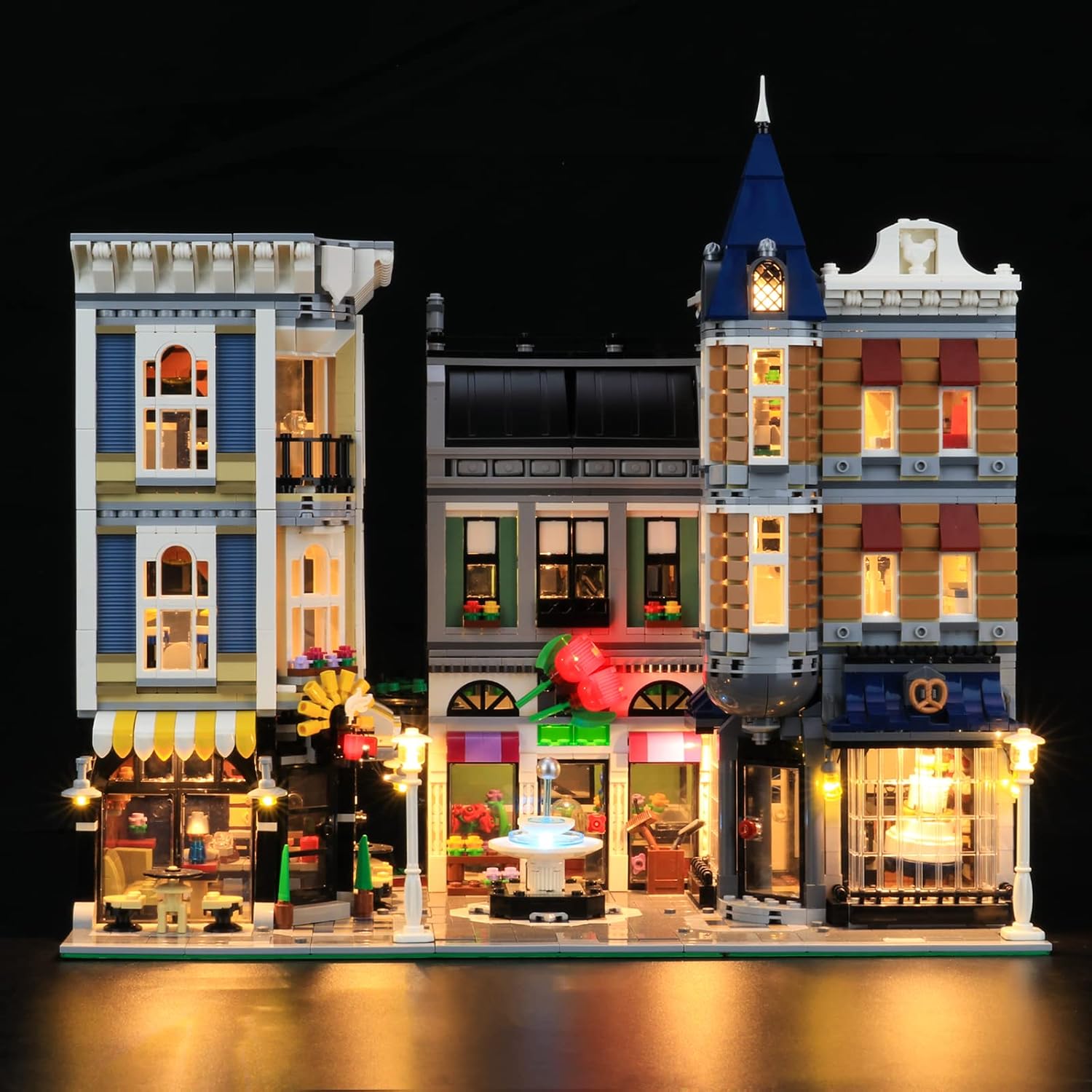 LIGHTAILING Led Lighting Kit for Lego- 10255 The Assembly-Square Building Blocks Model - LED Light Set Compatible with Lego Model(Not Include Lego Model)