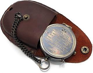 Engraved Brass Compass Gift to My Son/to My Daughter Be Strong Our Son/Our Daughter Nautical Gift for Son/Daughter from Dad/Gift to Son/Daughter from Mom A Perfect and Unique Gift with Leather Case