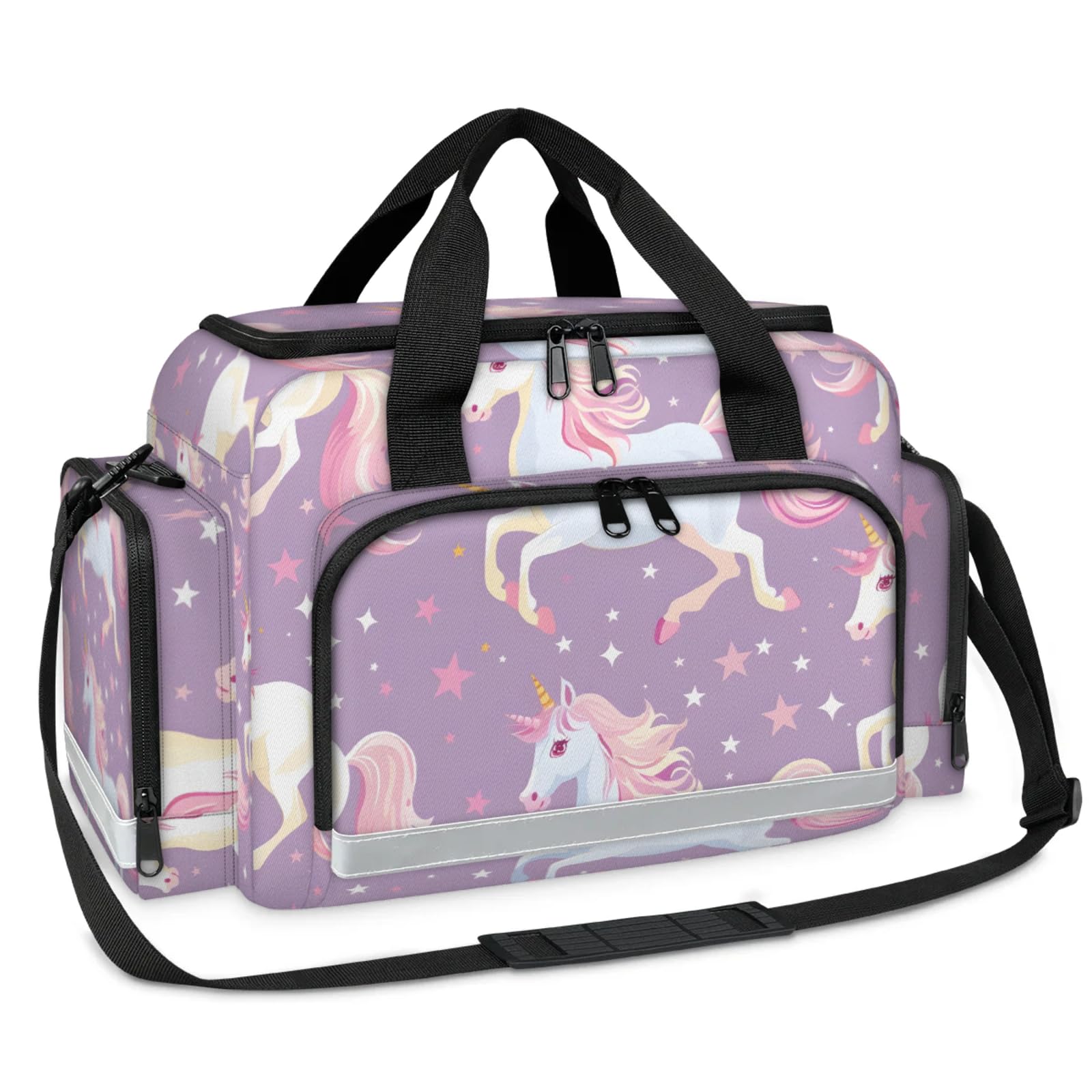 GzLeyigou First Aid Bags Empty, Sunlit Horse Emergency Bag First Aid Kit Multiple Compartment Kit Carrier On Call Trauma Bag For Paramedics Emergency Medical Supplies Kit