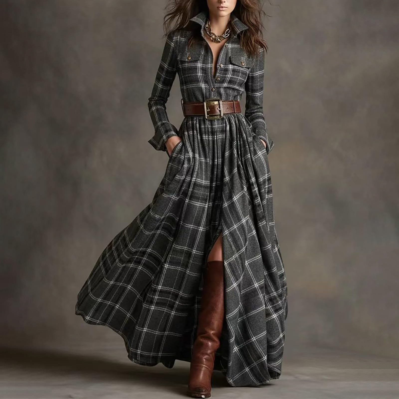 Kleid Damen Sommer Musselin Etuikleid Damen Elegant Vielseitig Sommerkleid Knielanges 3/4 Arm Etuikleid Unterkleid Kleider