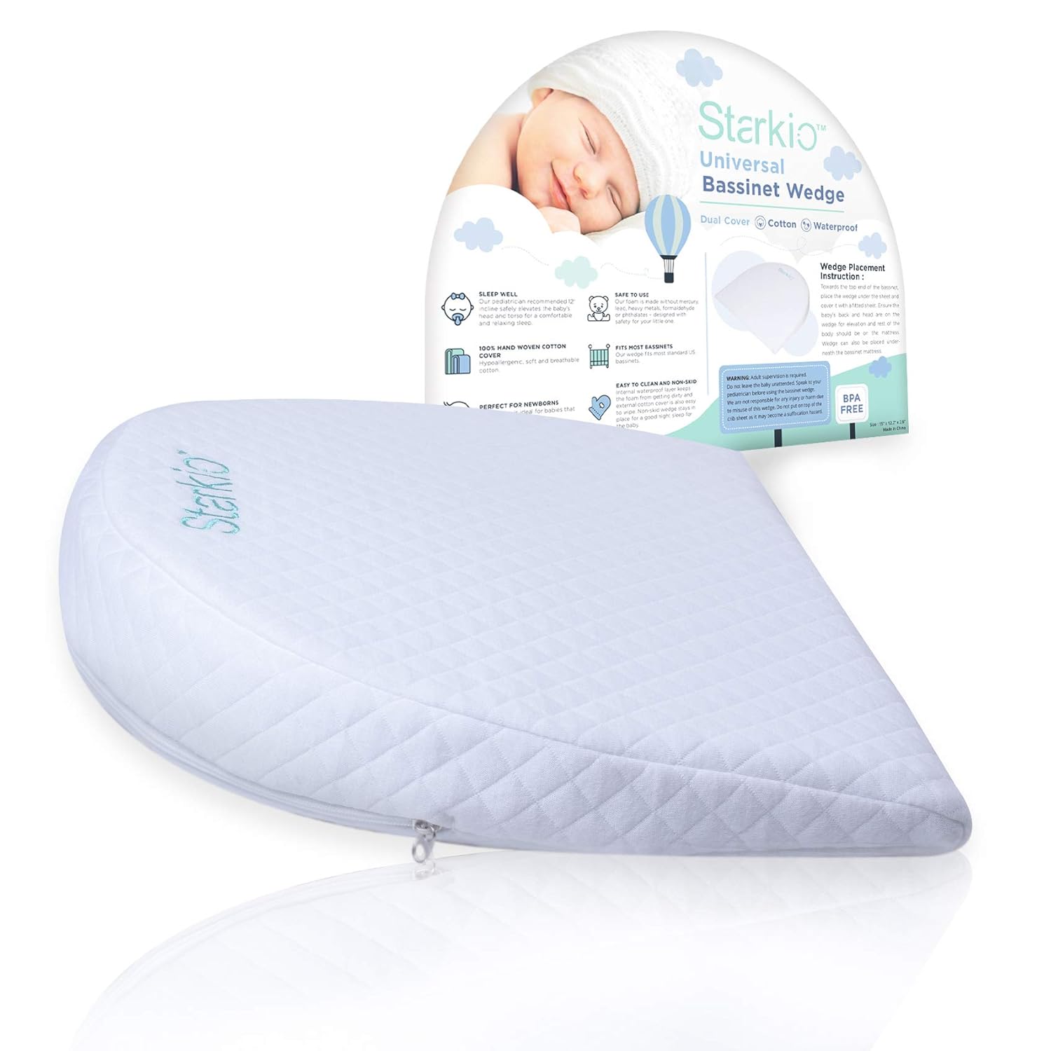 Starkio Wedge For Baby Reflux Relief Infant Gerd Wedge