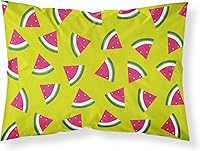 Vista 12 de Caroline's Treasures BB5143PILLOWCASE Limones y Limes on Pink Fabric Funda de almohada estándar, ligera, súper suave, fácil de cuidar, decorativa