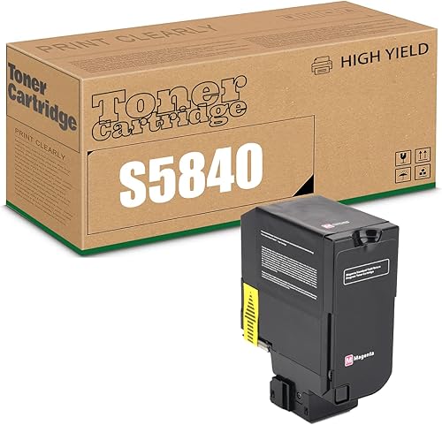 Cartuchos de tóner compatibles de repuesto para impresora Dell JDCTN R59F2 K83JD KT71F para impresora S5840 S5840DN S5840CDN magenta