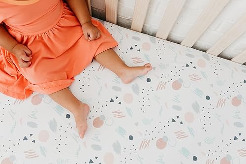 Miniatura 7 de Copper Pearl Sábanas de punto prémium para cuna de bebé para colchones estándar, Bayside