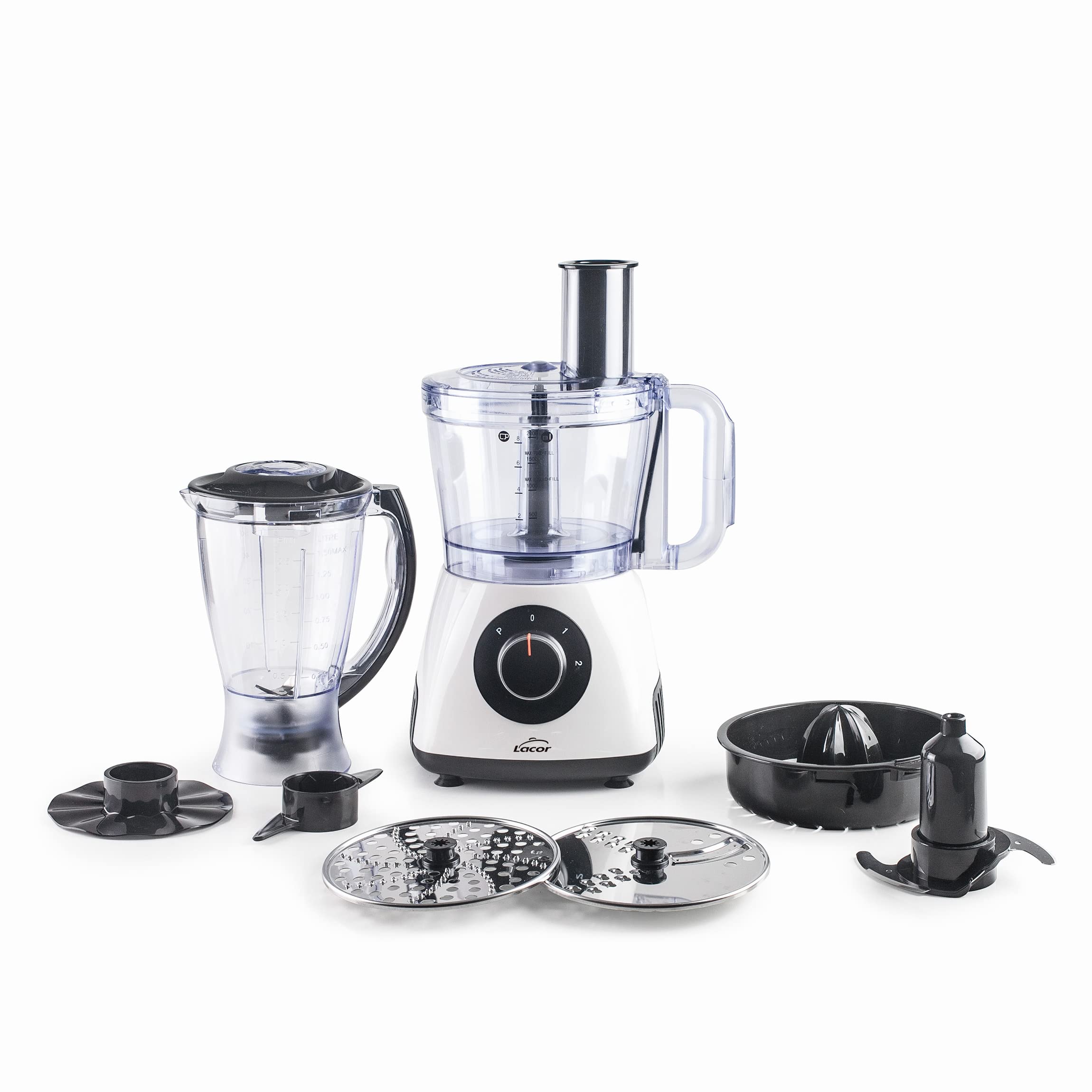 Lacor 69579 - Procesador de alimentos MultiGenius 100% libre BPA