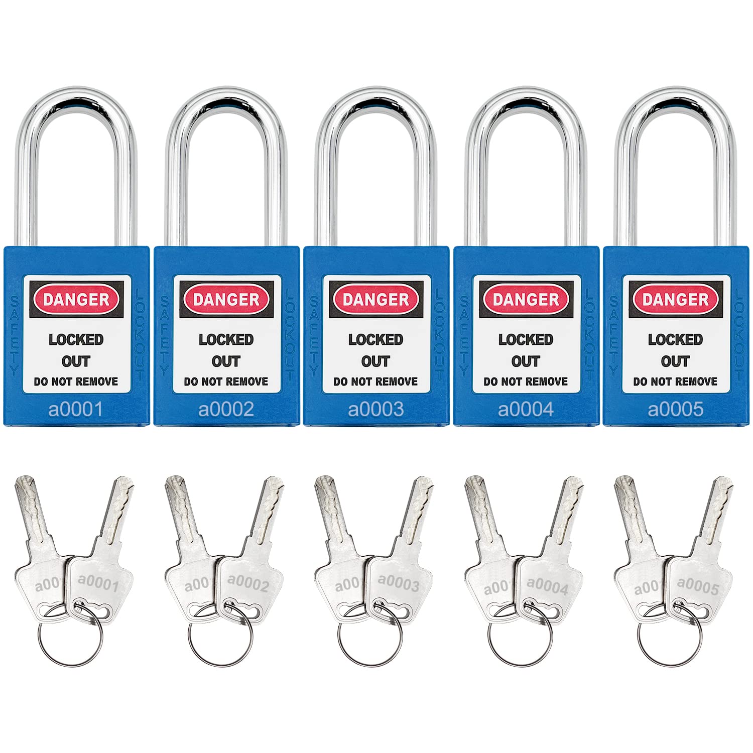 SAFBY Lockout Tagout Lock 10 candados de seguridad OSHA Loto para estaciones y dispositivos de bloqueo
