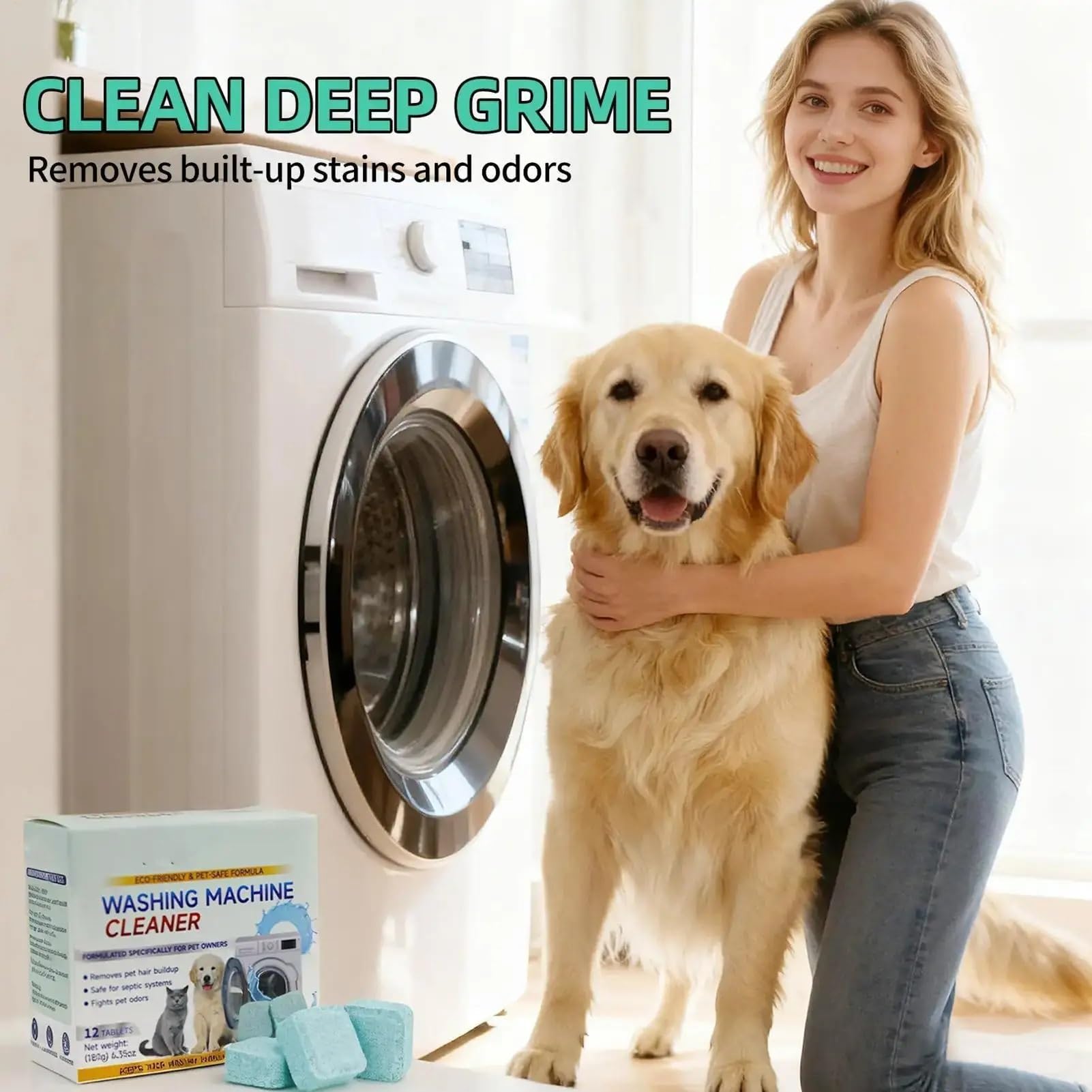 washing machine cleaner tablets Waschmaschinenreiniger for Haustierbesitzer