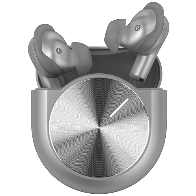 Noise Master Buds 2 with Sound by Bose (2026),51dB Adaptive ANC, Hi-Res LHDC Audio,360° Spatial Audio with Head Tracking, 6-mic ENC, Dual Pairing, Noise AI & BT v6.1 (Mercury)