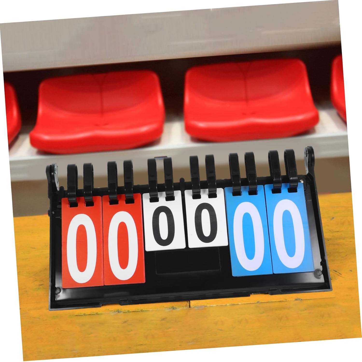 Sports Scoreboard Basketball Scorekeeper Reusable Scoreboard Plastic Easy to Read