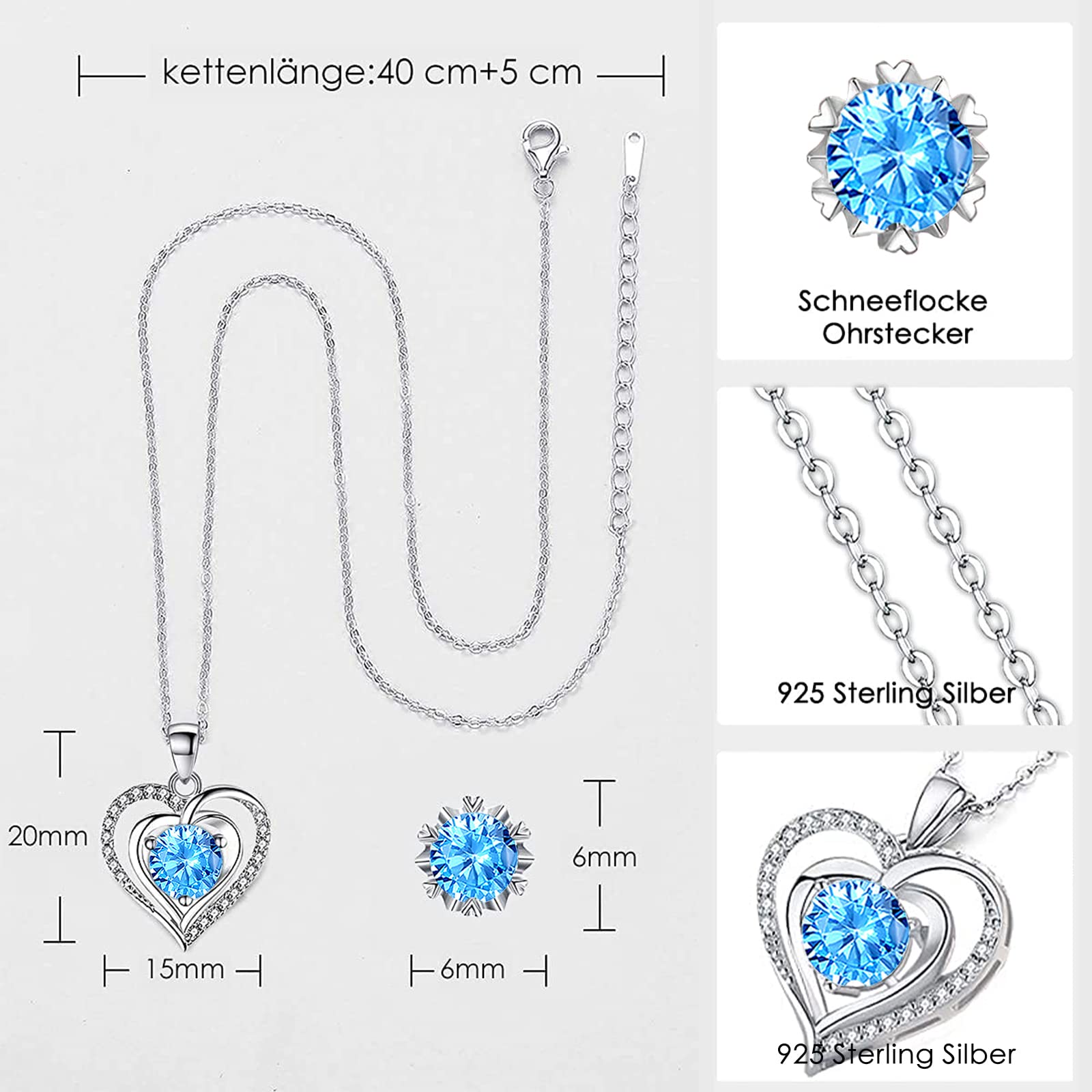Squisita scatola regalo di girasole conservata con collana a forma di cuore, per donne per San Valentino, festa della mamma, anniversario, compleanno per mamma, sorella, moglie