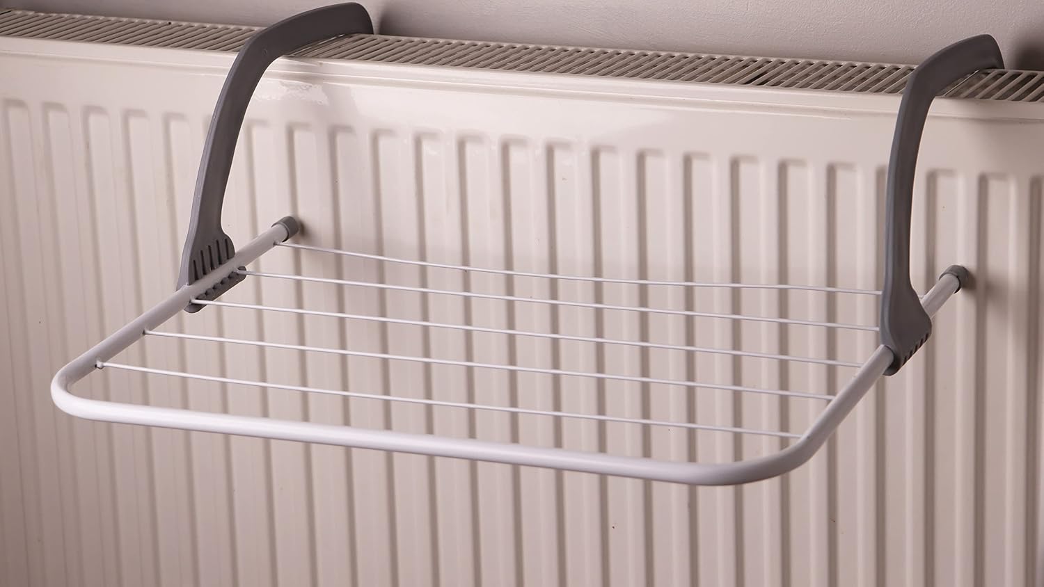 DIVCHI 5 Bar Radiator Airer Over Radiator Folding Hanging Clothes ...