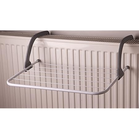 DIVCHI 5 Bar Radiator Folding Airer Radiator Towel Holder Clothes Dryer ...