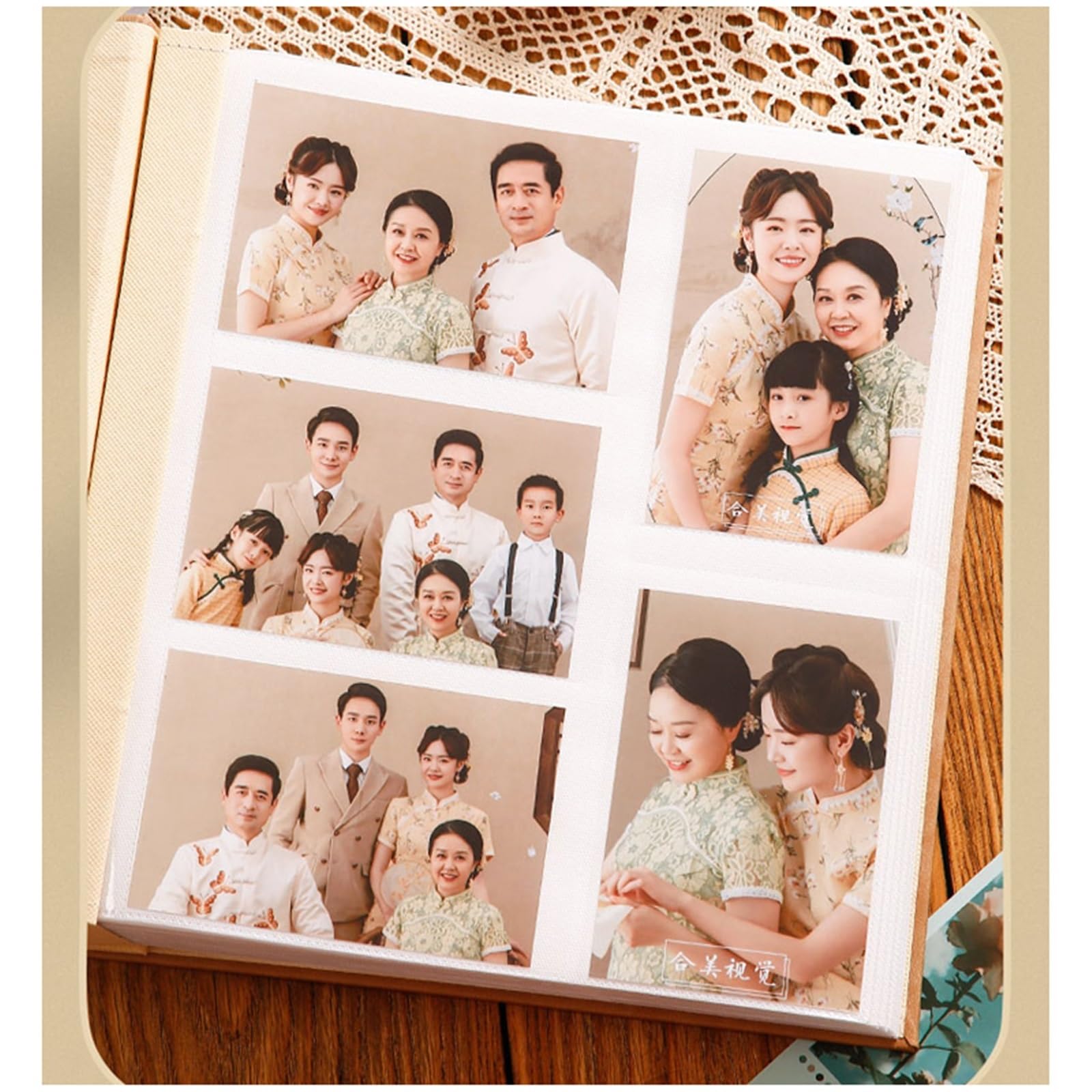 Album Fotografico 1000 Pictures Pockets 5 Inch Photo Album Interstitial Photos Book Case Memory Leather Covers Family Wedding Gift(Color4 5inch)