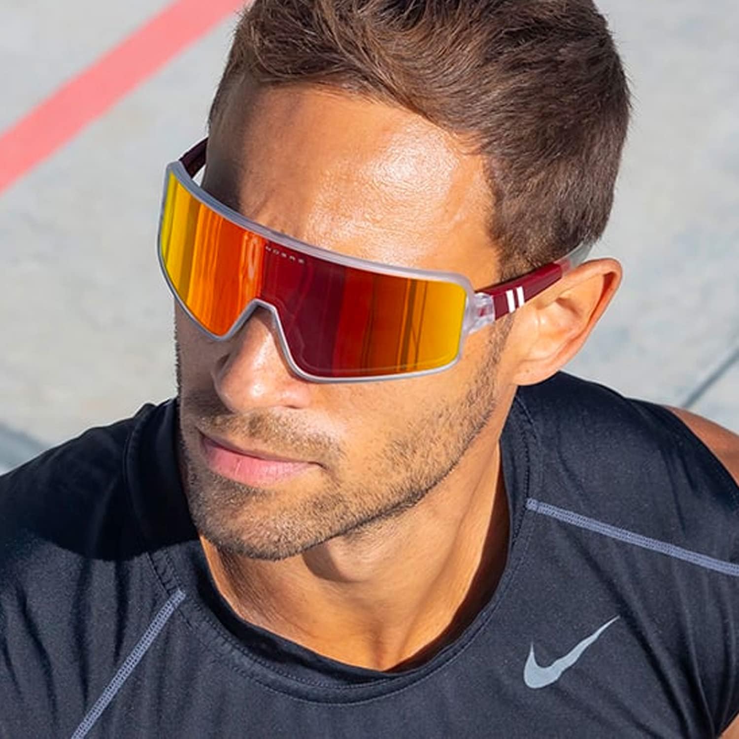 Blenders Eyewear Eclipse – Polarized Sunglasses – Wrap-Around Lens – 100% UV Protection – For Men & Women - Image 7