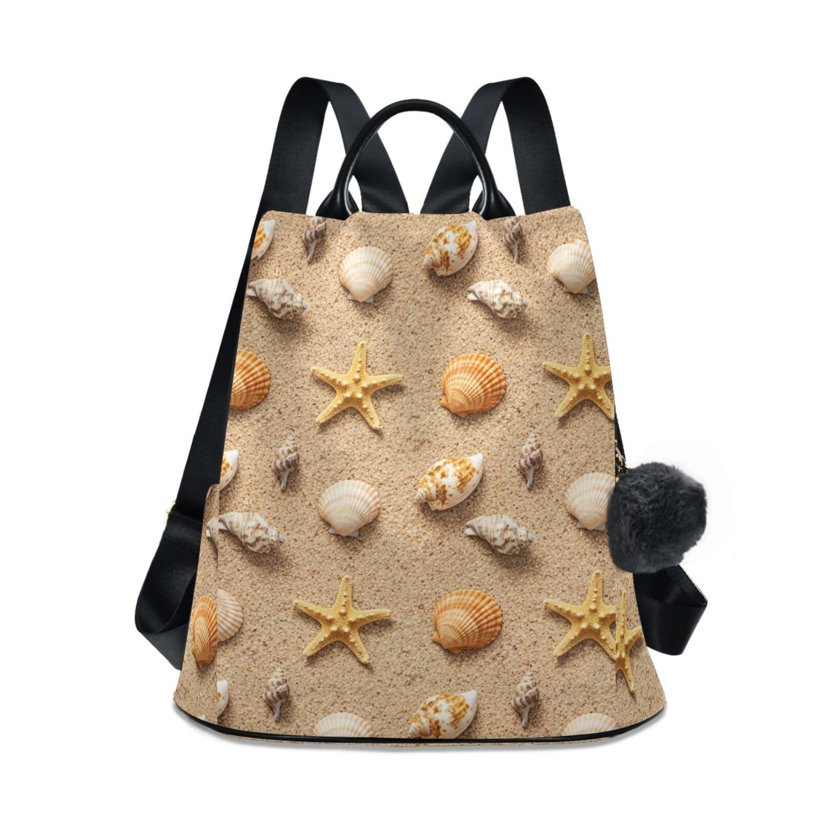 Sac à dos imprimé Sea Shells Starfish voyage et usage quotidien - 8