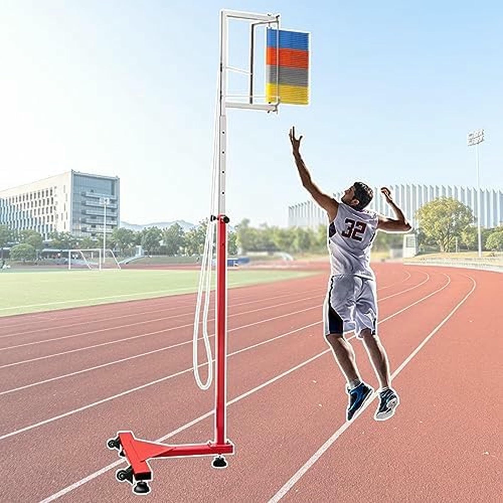 Testeur de mesure du saut vertical mobile pour l'entraînement basket